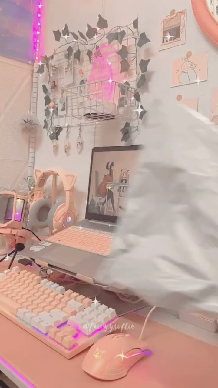 Cutezie Kawaii Bear Water Bottle with Straw Stickers with Straw Cute Large Water Bottles Leakproof Cute aethestic Plastic Sports Bottle for Girls, for School, Juice, Tea & Travel Pack Of 1 Pink,White